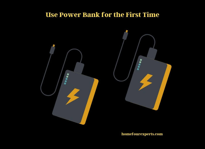 use power bank for the first time