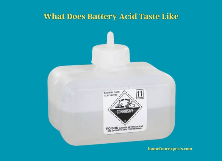 what does battery acid taste like