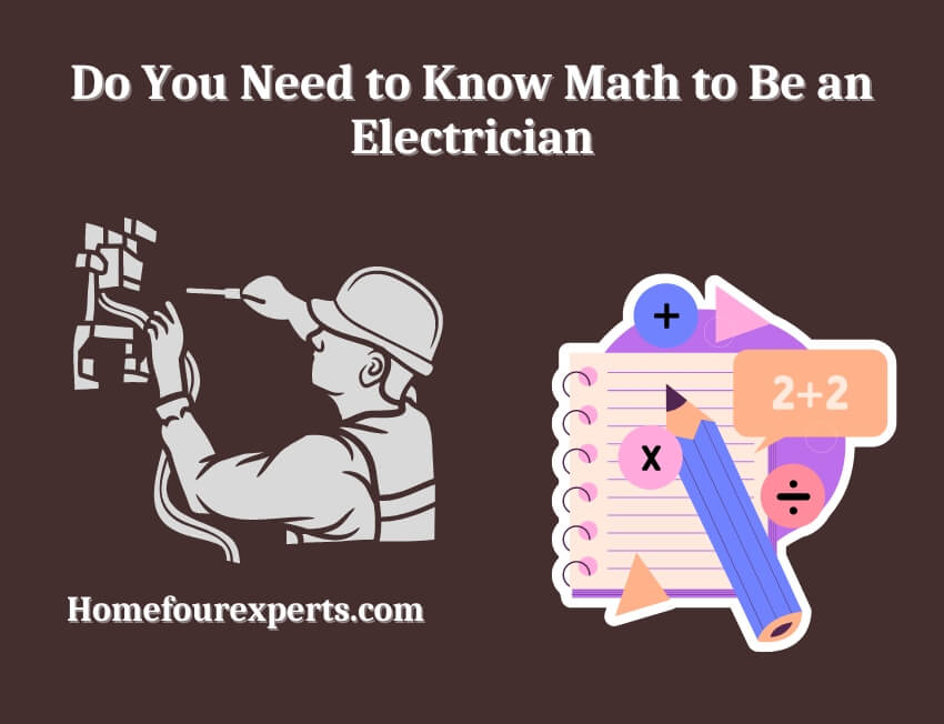 do you need to know math to be an electrician