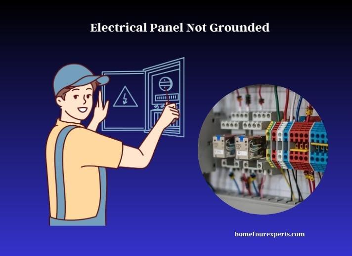 electrical panel not grounded