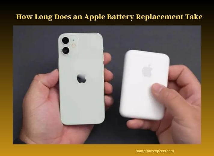 how long does an apple battery replacement take