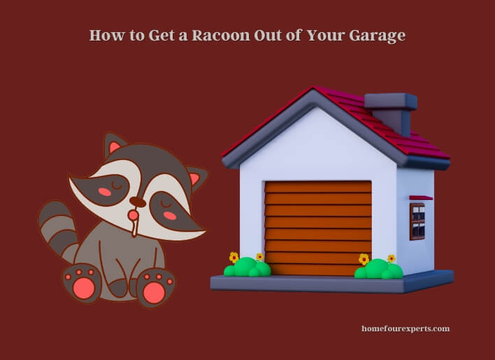 how to get a racoon out of your garage
