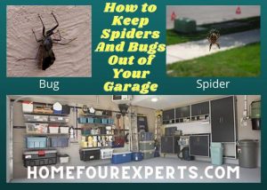 how to keep spiders and bugs out of your garage