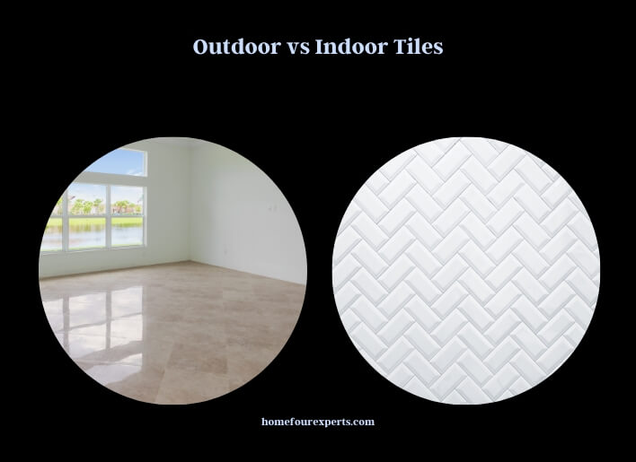 outdoor vs indoor tiles