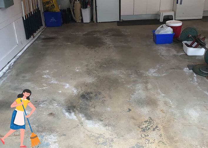 how to clean and seal concrete garage floor (1)