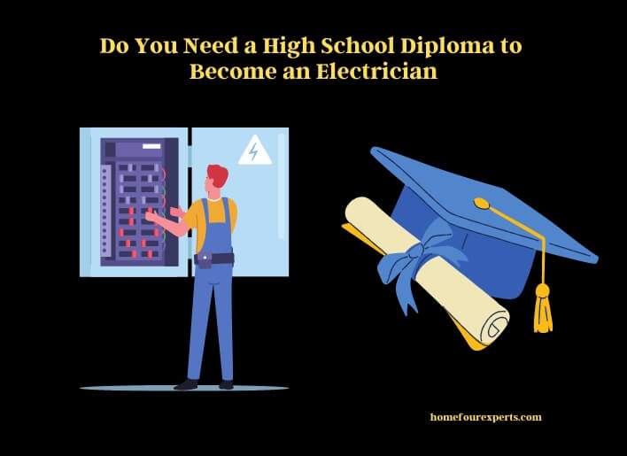do you need a high school diploma to become an electrician
