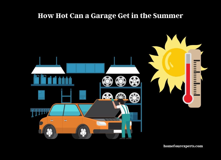 how hot can a garage get in the summer