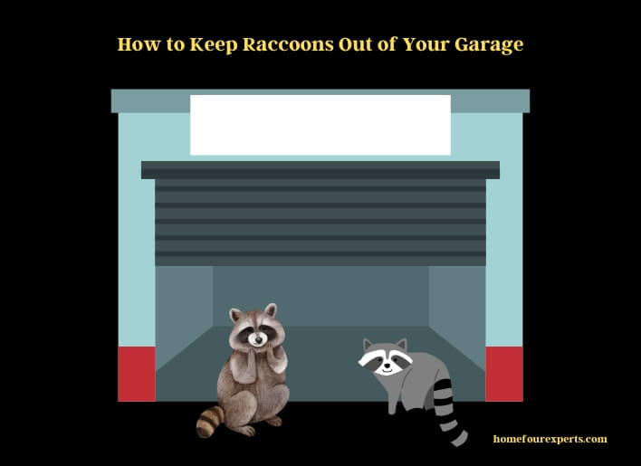 how to keep raccoons out of your garage