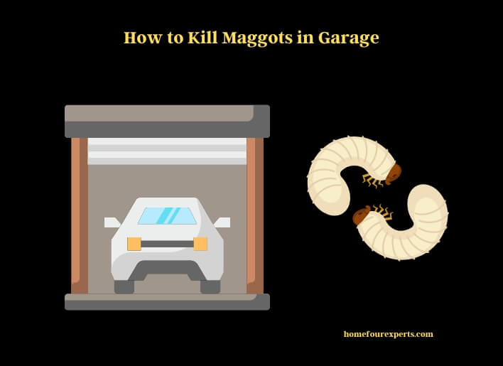 how to kill maggots in garage