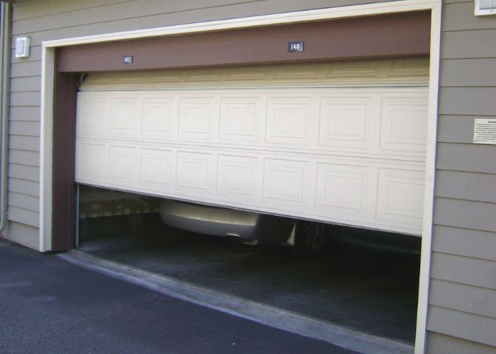 why do people leave their garage doors open in the winter