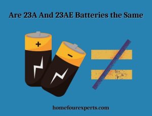 are 23a and 23ae batteries the same