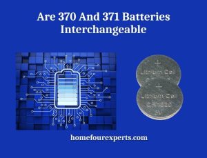 are 370 and 371 batteries interchangeable