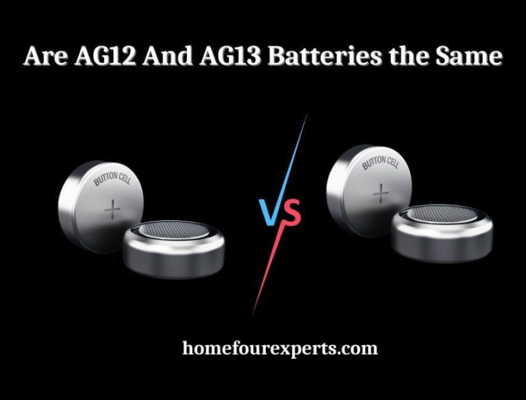 Are AG12 And AG13 Batteries the Same? (What Battery Replaces AG12)