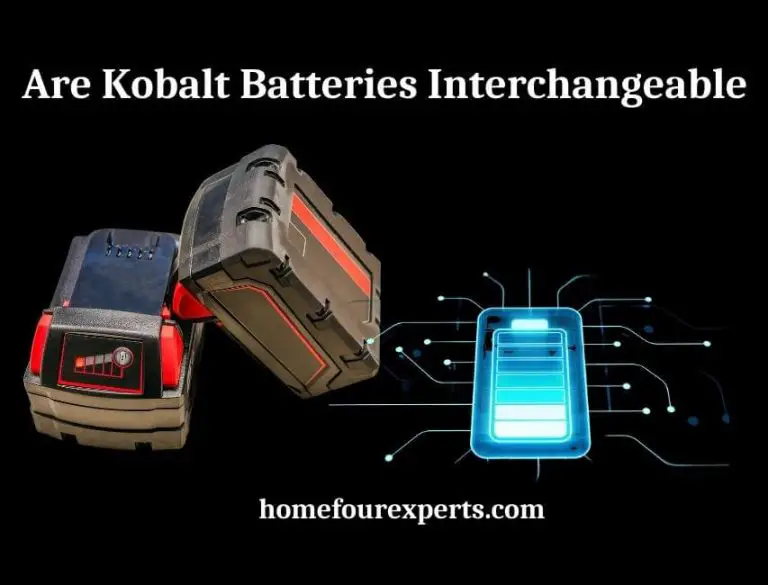 Are Kobalt Batteries Interchangeable? (Will Kobalt Batteries Fit Ryobi)