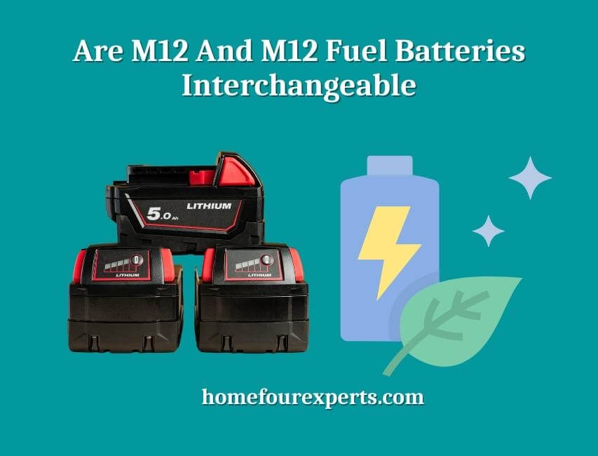 are m12 and m12 fuel batteries interchangeable