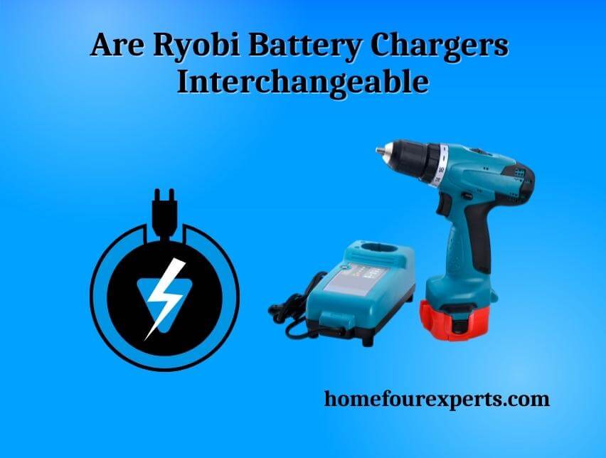 are ryobi battery chargers interchangeable