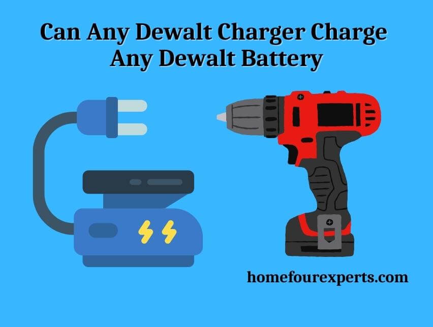 can any dewalt charger charge any dewalt battery