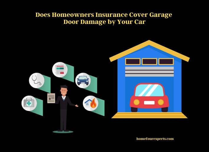 does homeowners insurance cover garage door damage by your car