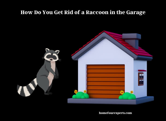 how do you get rid of a raccoon in the garage