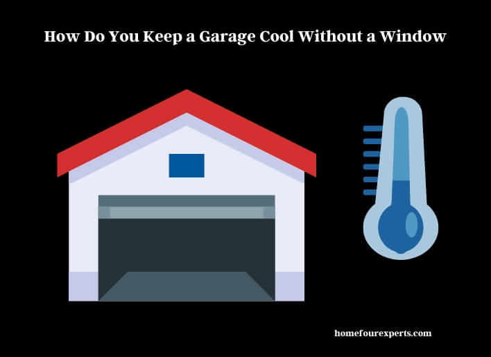 how do you keep a garage cool without a window