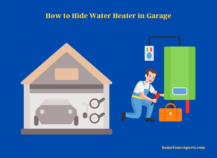 how to hide water heater in garage