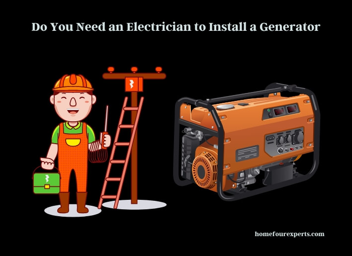 do you need an electrician to install a generator