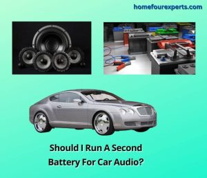 should i run a second battery for car audio