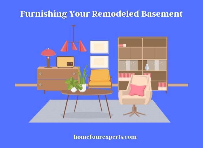 furnishing your remodeled basement