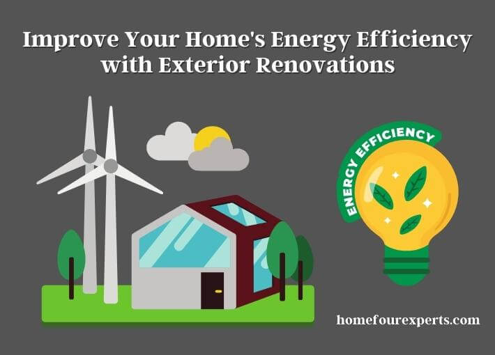 improve your home's energy efficiency with exterior renovations