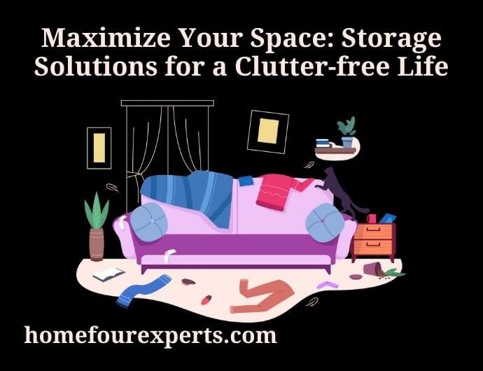 maximize your space storage solutions for a clutter-free life
