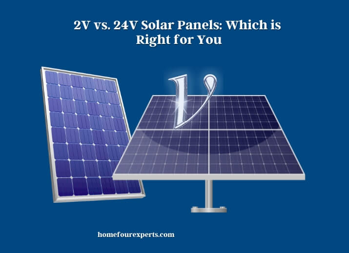 2v vs. 24v solar panels which is right for you