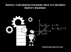 battery calculation formula how to calculate battery runtime