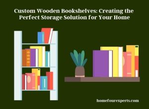custom wooden bookshelves creating the perfect storage solution for your home