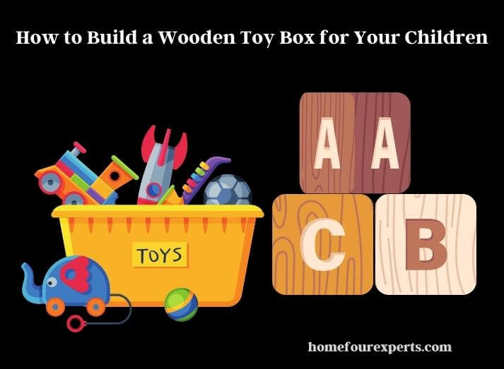 how to build a wooden toy box for your children