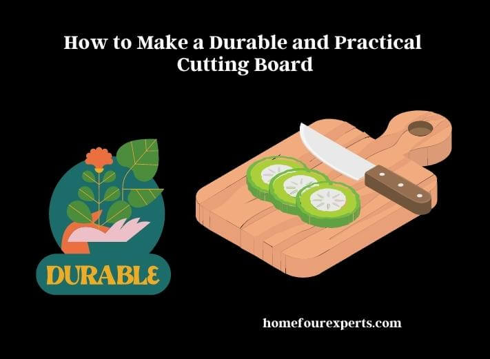how to make a durable and practical cutting board