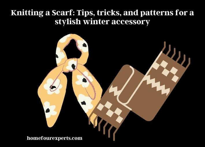 knitting a scarf tips, tricks, and patterns for a stylish winter accessory