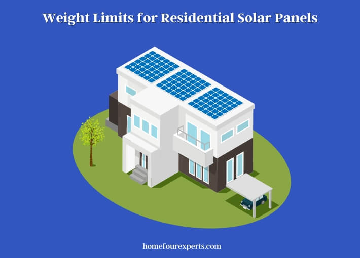 weight limits for residential solar panels