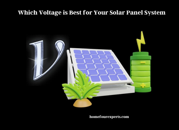 which voltage is best for your solar panel system