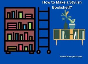 how to make a stylish bookshelf