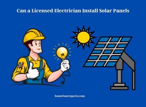 can a licensed electrician install solar panels (1)