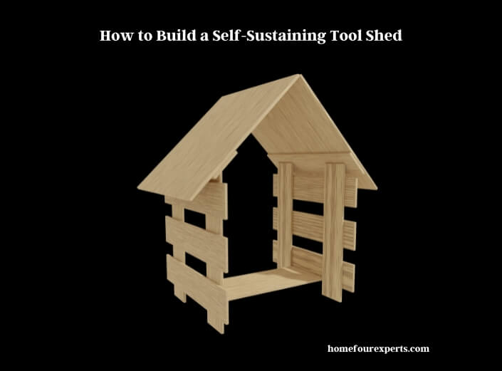 how to build a self-sustaining tool shed