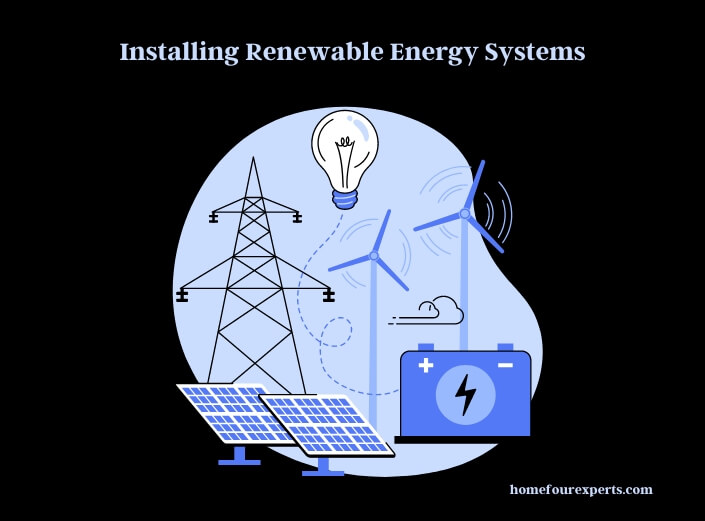 installing renewable energy systems