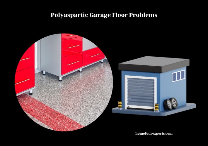 polyaspartic garage floor problems