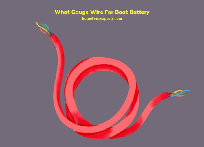 what gauge wire for boat battery